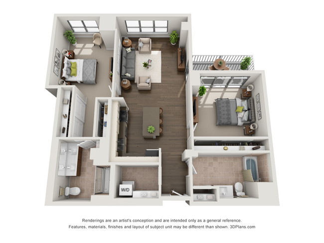 Floorplan - The Madison at Racine