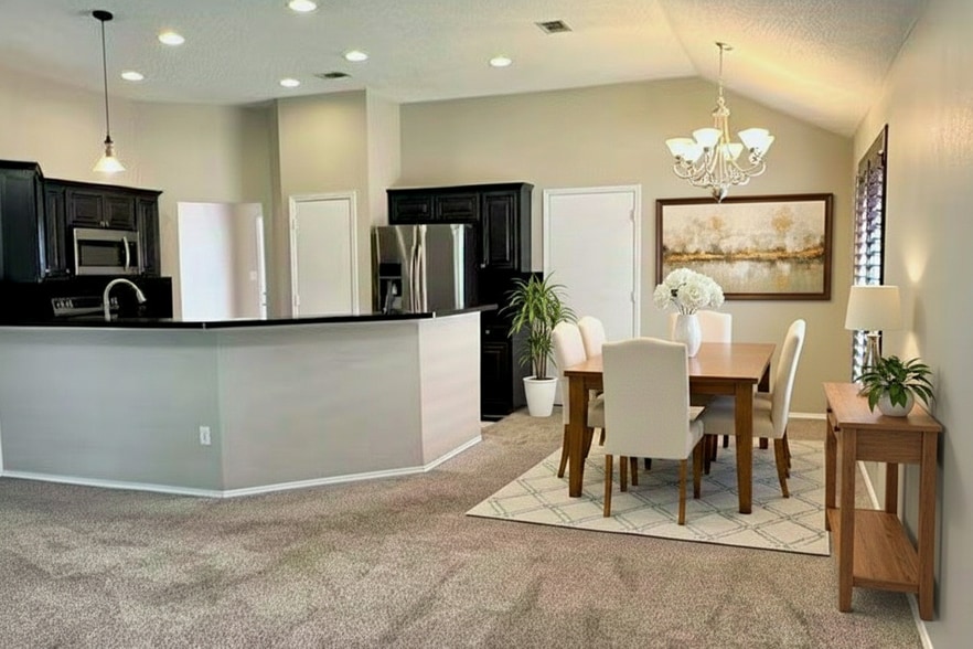 Great room -- dinning room - 1606 Tyler Ter