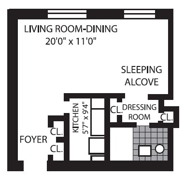 1BR/1BA - Roosevelt House