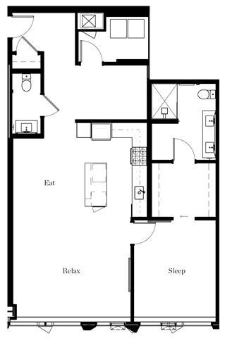 Floorplan - The Residences at Rainier Square