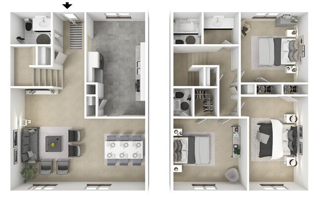 Floorplan - Sunset Grove Apartments