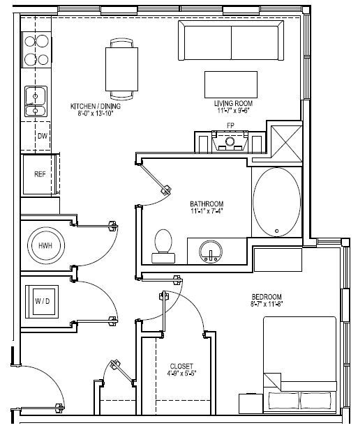 Floorplan - Vox on Two