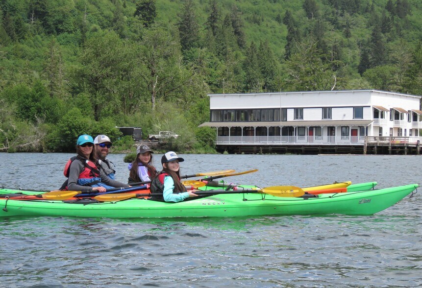 View of Viewpoint Landing from West - Columbia River. - 957 Steamboat Slough Rd