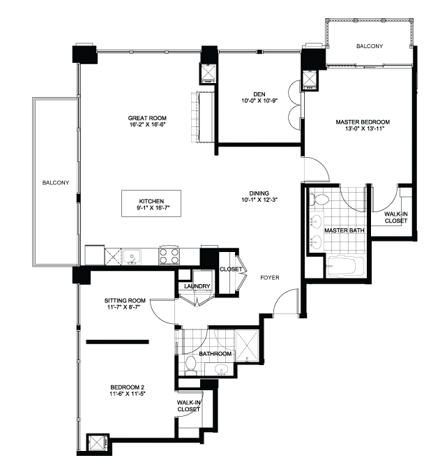Floorplan - Flair Tower