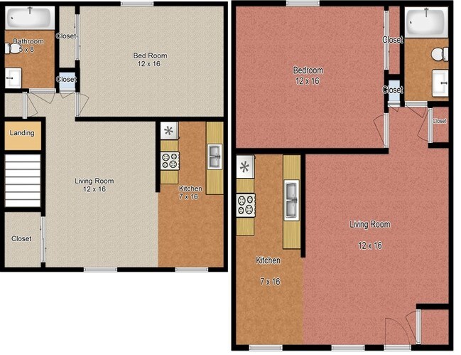 2BR/2BA - Hammerstone Village Apartments