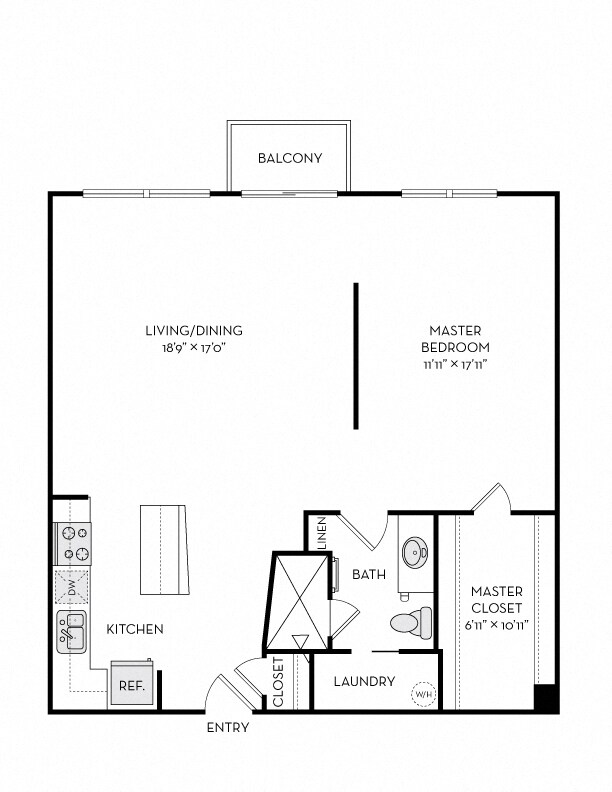 Floorplan - The Heights at Park Lane