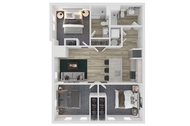 Floorplan - The Clara Apartments