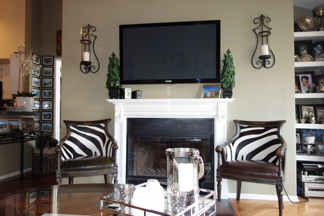 Fireplace and TV mount - 5500 Torrance Blvd
