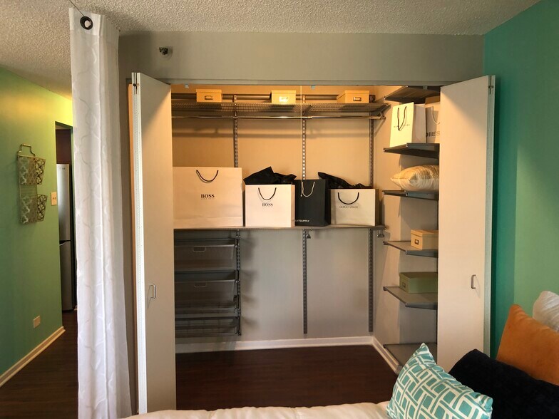 Convertible units have Walk In Closets - 680 N Lake Shore Dr