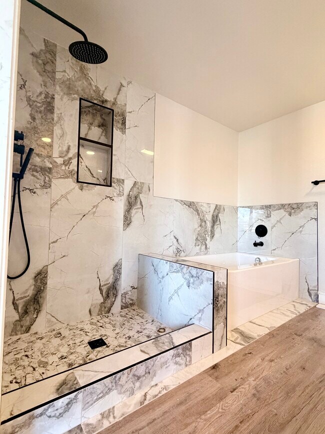 Shower glass to be installed before move in - 532 N Mariposa Ave