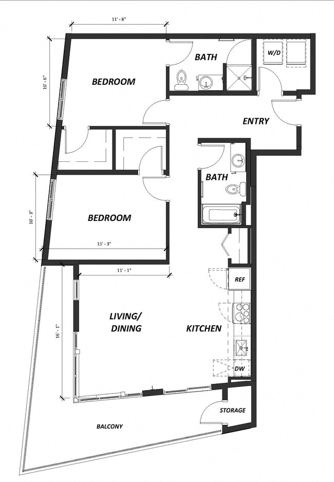 Floorplan - AVIVA Apartments