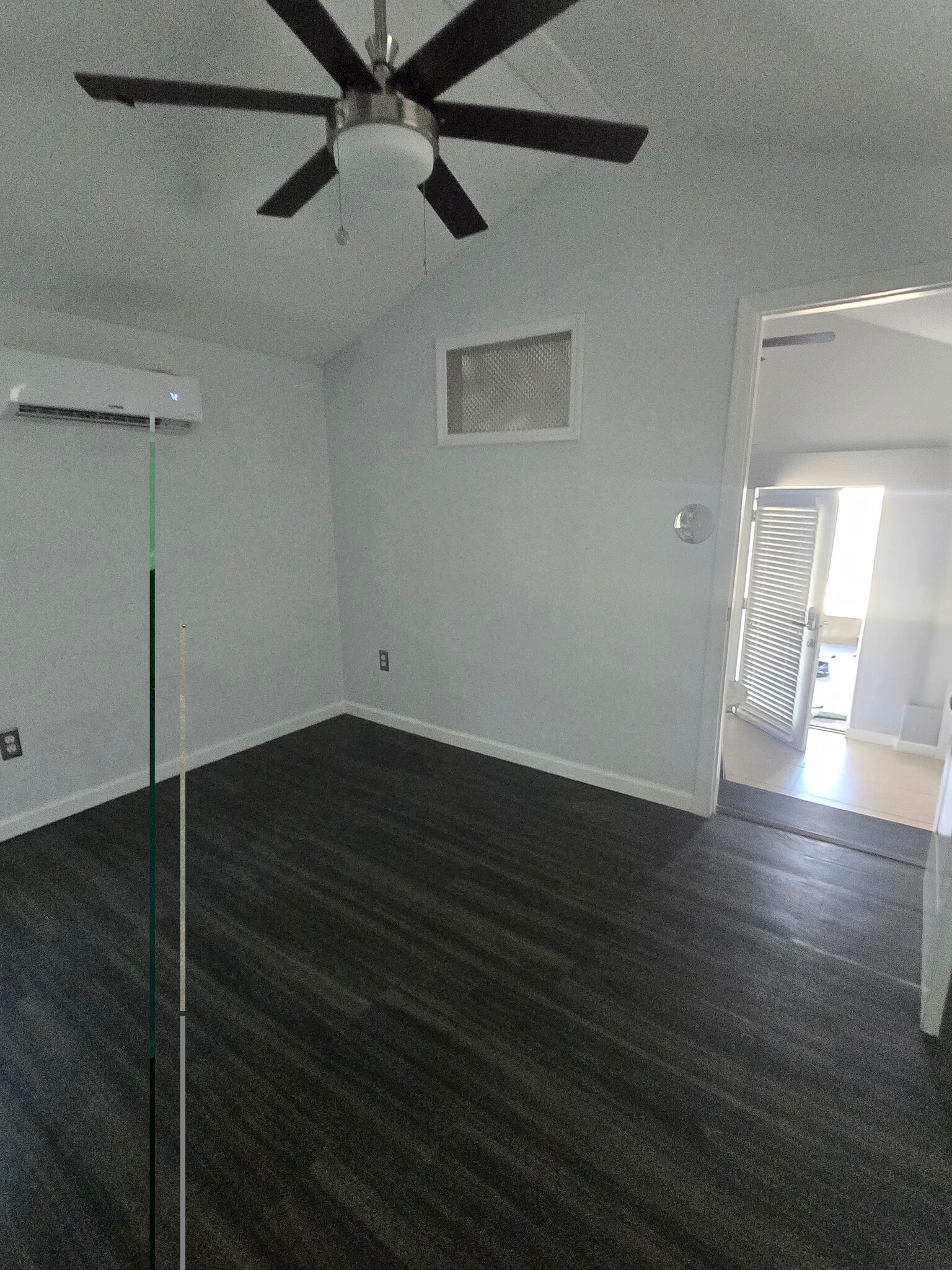 Bedroom with new minisplit ac/heater - 3115 54th Ave N