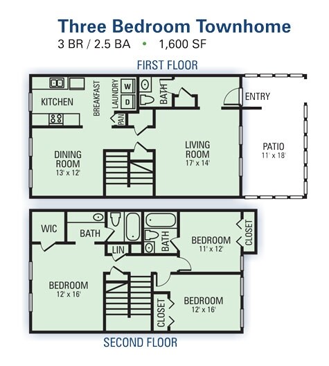 3BR/2.5BA - Linden Ridge