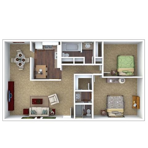 Floorplan - London House Apartments