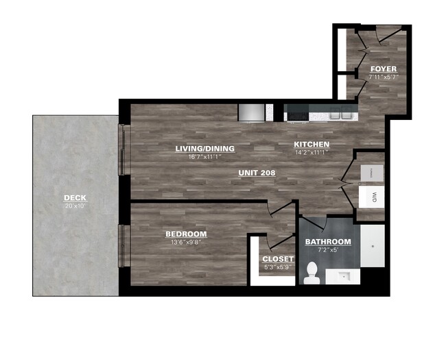 Floorplan - The Mondrian