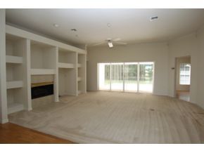 Fresh new carpet. Living space with great storage and a fire place. - 3434 SW 10th Terrace