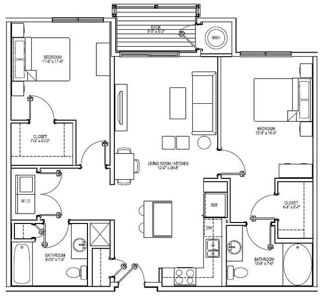 Floorplan - Vox on Two
