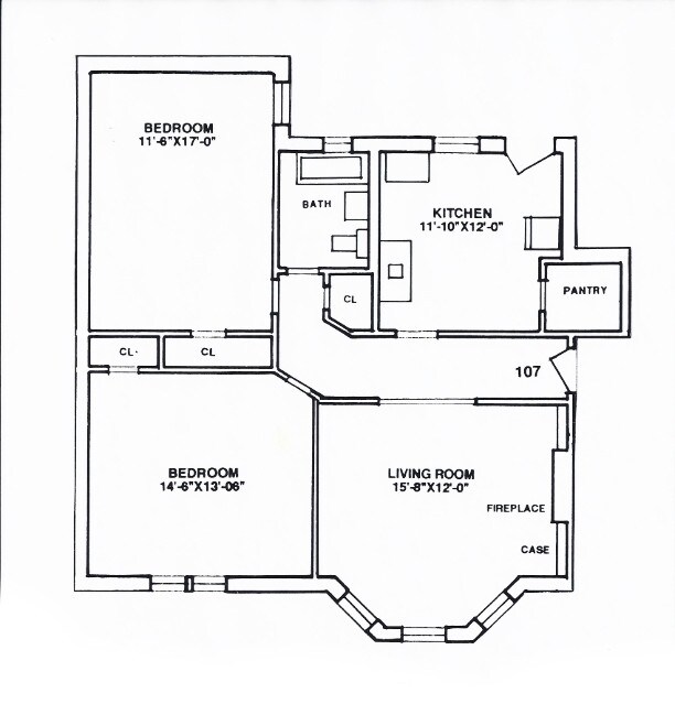 Floorplan - 1544-50 N. LaSalle Blvd.