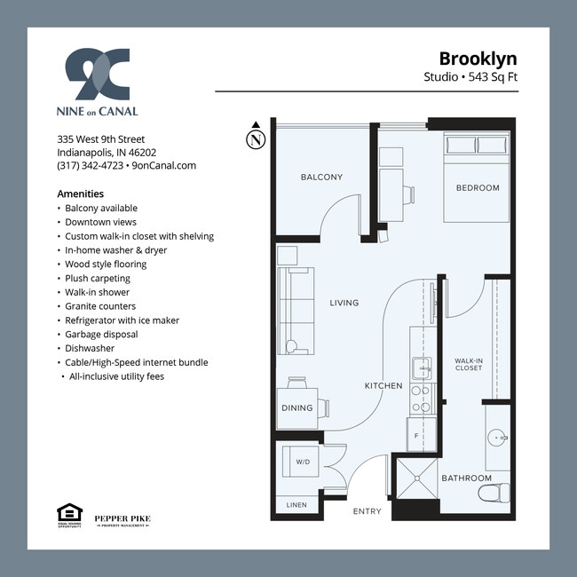 Floorplan - 9 on Canal