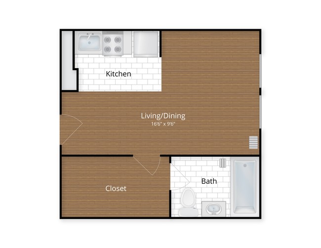 Floorplan - 1630 Park Apartments