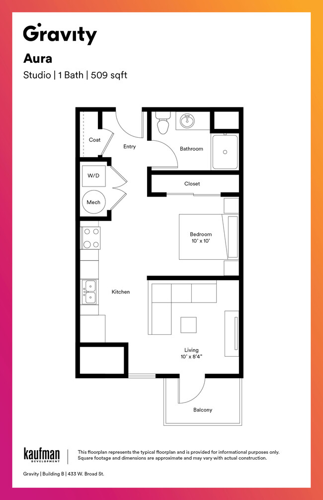 Floorplan - Building B at Gravity