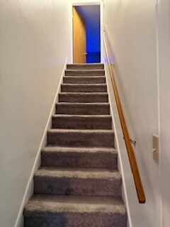 stairs to 2nd floor - 956 Bedford St