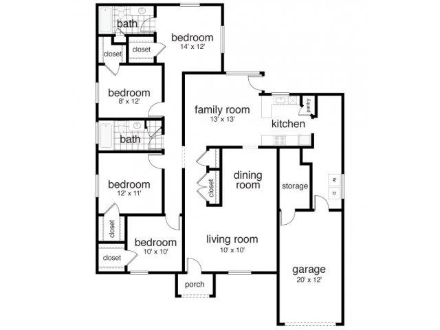 Floorplan - Raeford Fields