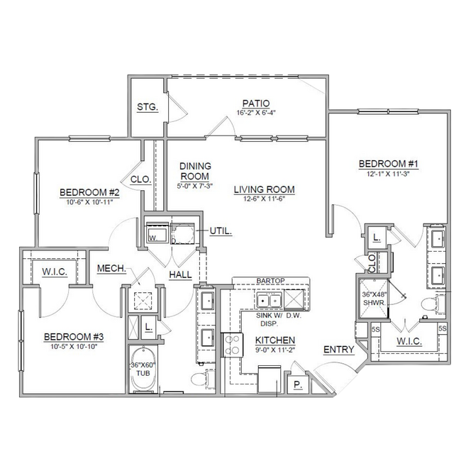Floorplan - Palladium Fain Street