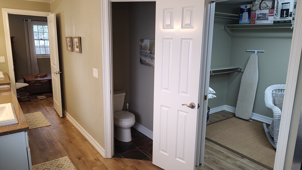 closet space attached to bathroom - 2900 Valley Oak Dr