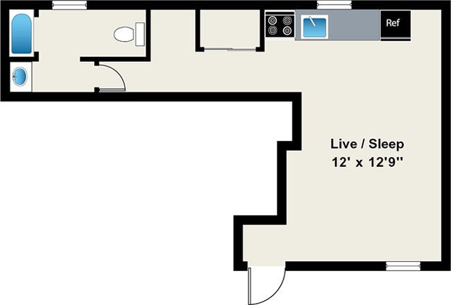 Floorplan - Reside on Wellington