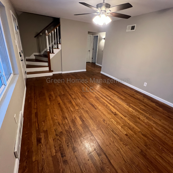 Living room, entry, stairs - 1235 Walker Ave