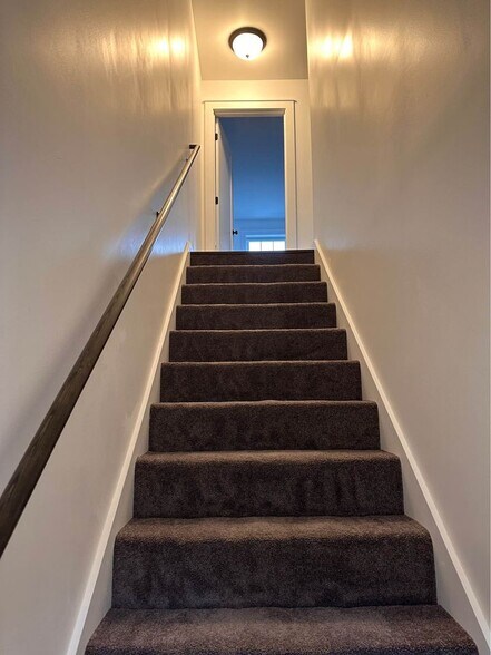 stairs leading to 2 bedrooms and full bath - 137 Lebanon Rd