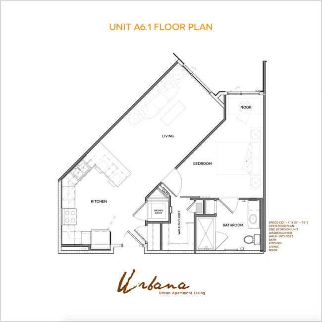 A6 Floorplan - Urbana