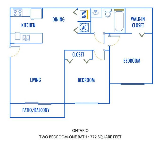 Floorplan - Golden Lakes Apartments