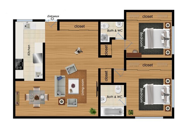 Floor plan - Elm Luxury Investments LLC