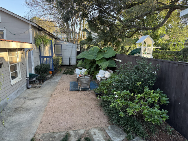 Exterior with yard & shed - 6221 Tchoupitoulas St