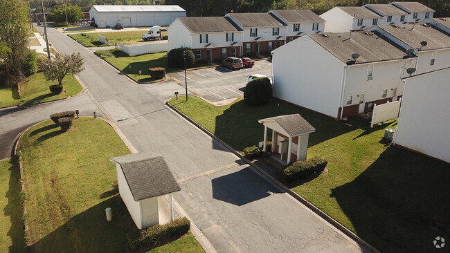 Ariel View, Mailboxes - Sandalwood Apartments