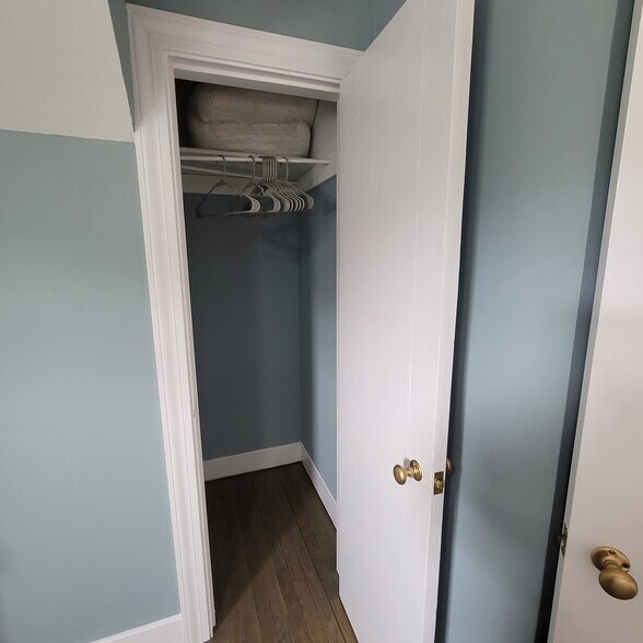 Bedroom 2 has closet and large storage space - 1235 Gardners Neck Rd