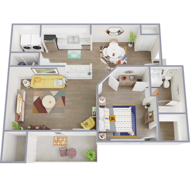 Floorplan - Waterside Oaks Apartments