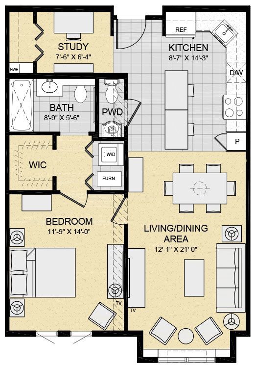 Floorplan - Parkside at the Harbors