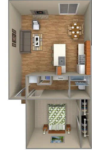 1-Bedroom - Sugar Tree Apartment Homes