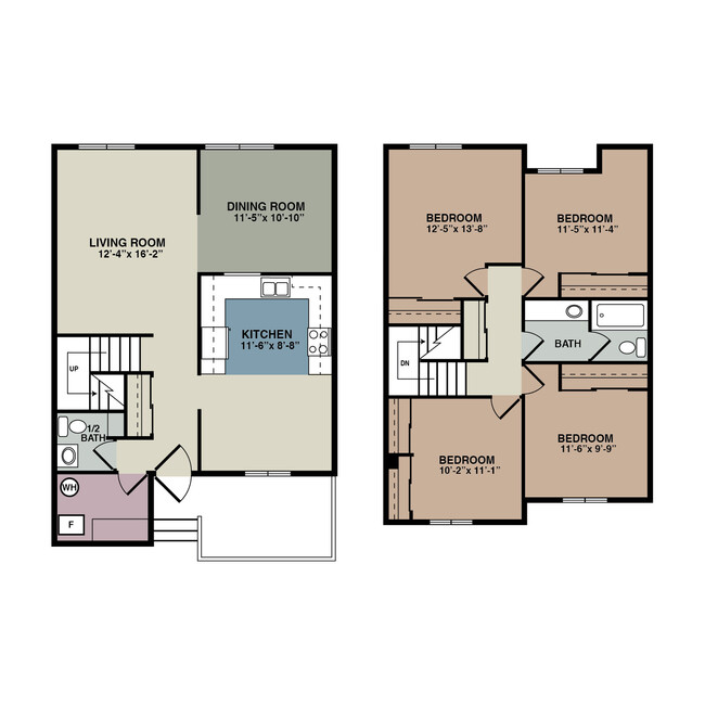 Floorplan - Woodmount Townhomes