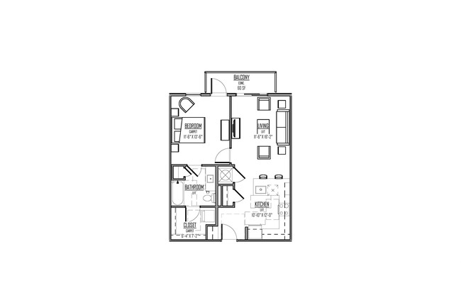 Floorplan - The Cosmo at NoDa