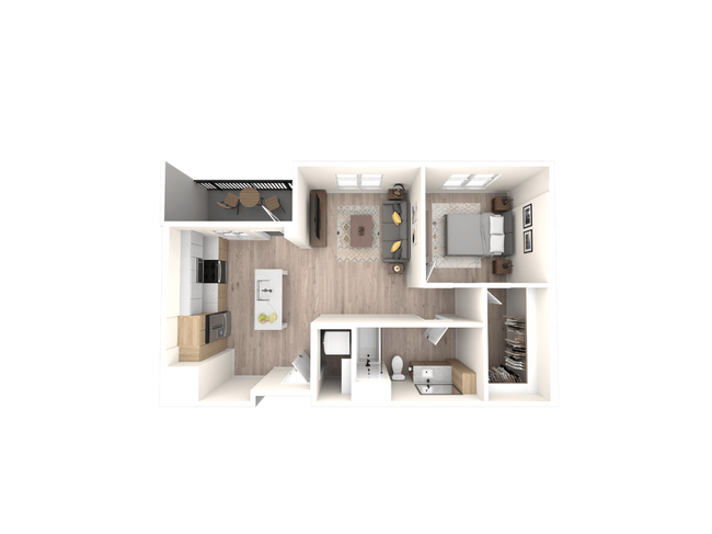 Floorplan - Tempo at Nine Mile Station Apartments