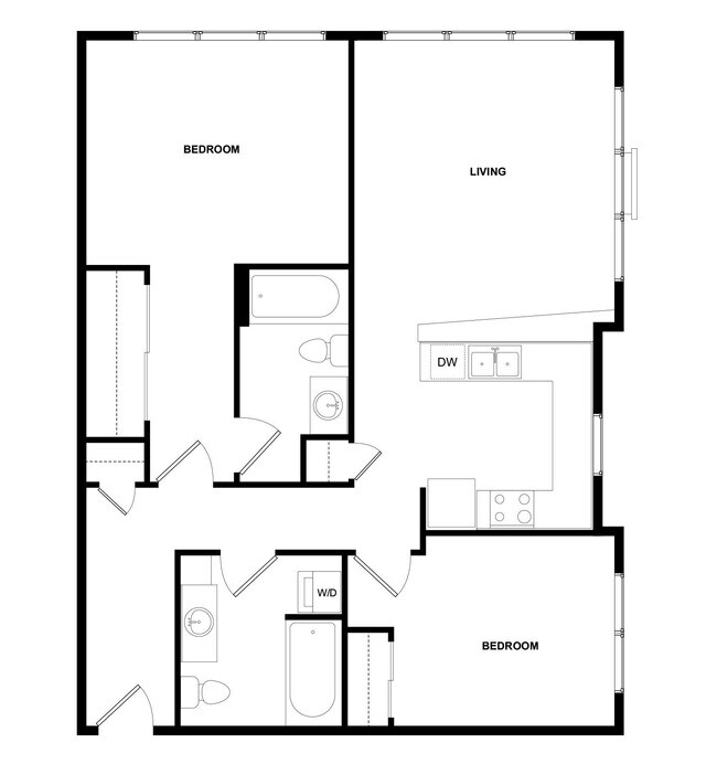 Floorplan - Leilani Apartment Homes