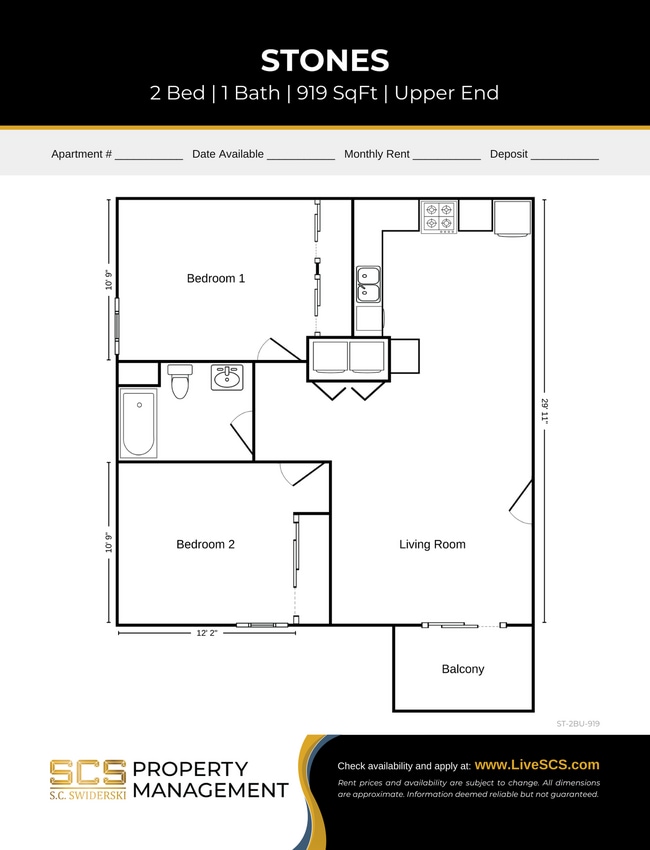 Floorplan - SCS Merrill Apartment Community