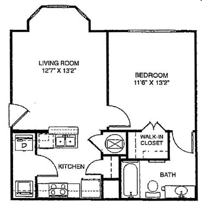 1BR/1BA - Carrington Park at Stone Terrace Apartments