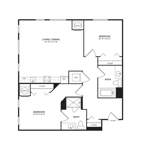 Floorplan - Windsor 3000 Huron