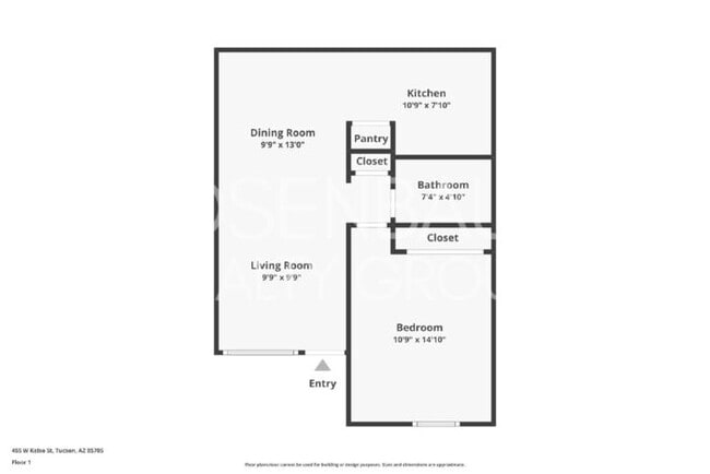 Building Photo - Spacious 1-bedroom, 1-bath downstairs apar...