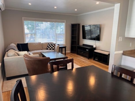 Living room from dining room - 12713 Venice Blvd